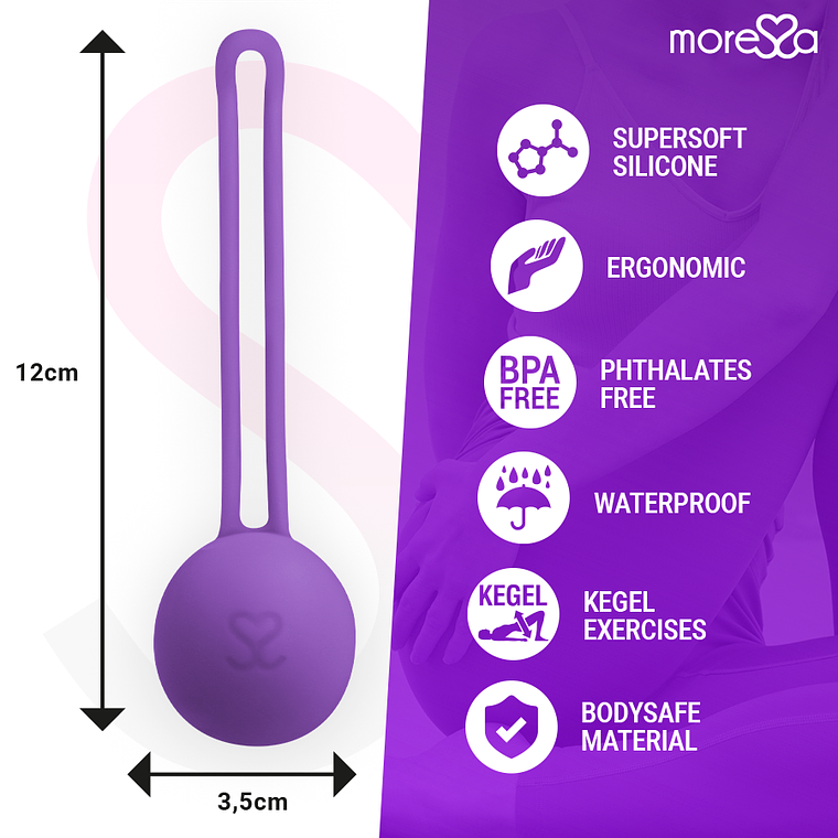 Bolas de Kegel Moressa Osian One Premium Lilac 51g 5
