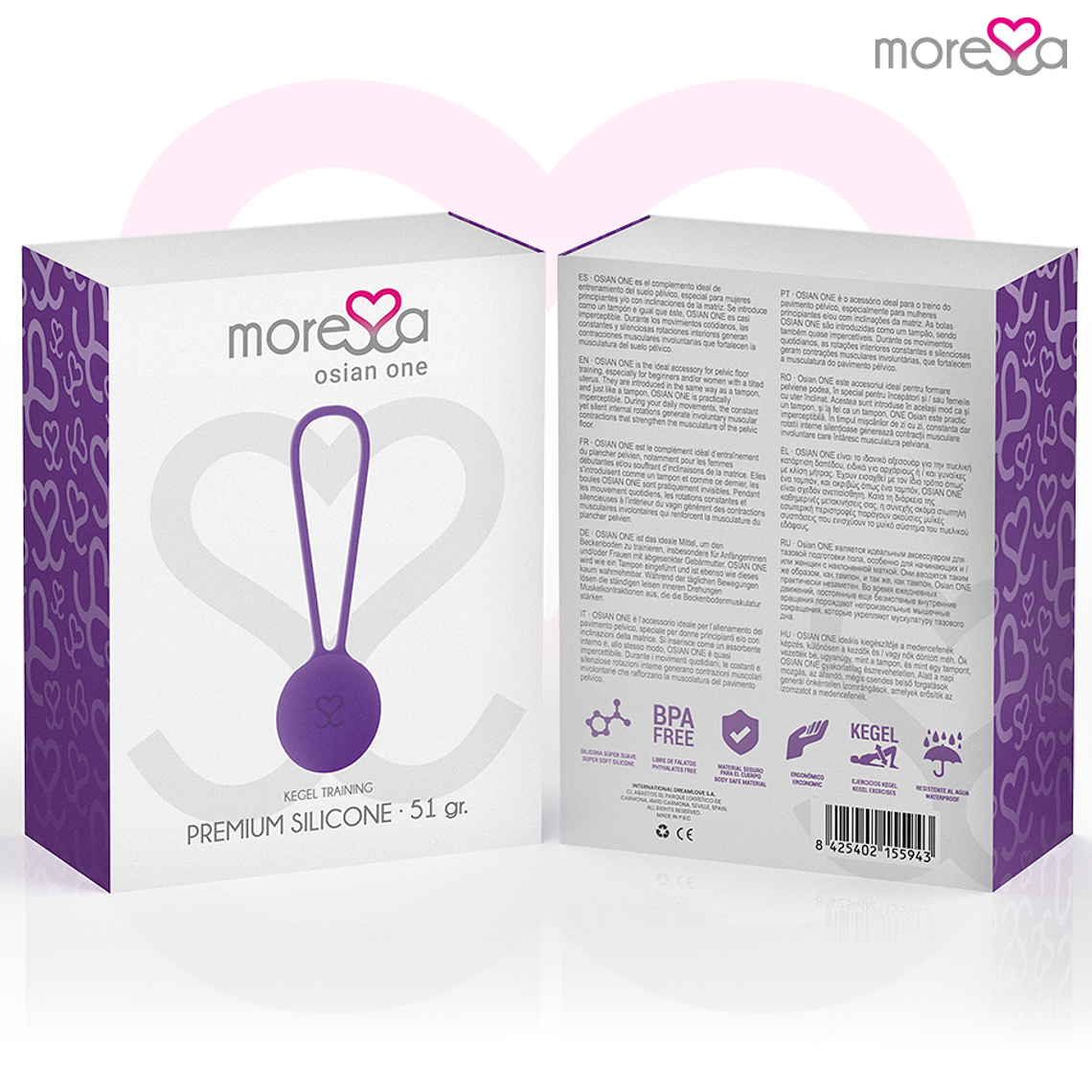 Bolas de Kegel Moressa Osian One Premium Lilac 51g 8