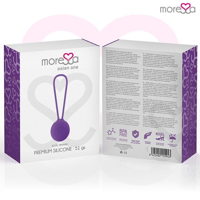 Bolas de Kegel Moressa Osian One Premium Lilac 51g 8