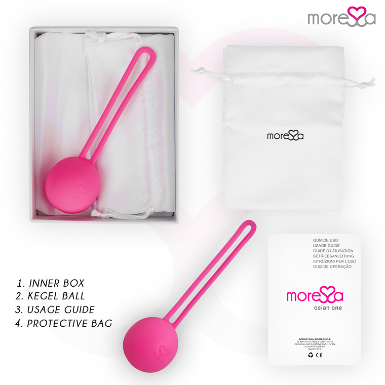 Bolas de Kegel Moressa Osian One Premium Rosa 51g 7