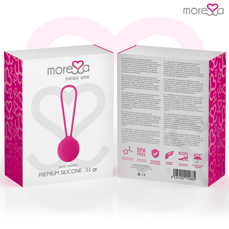 Bolas de Kegel Moressa Osian One Premium Rosa 51g 8