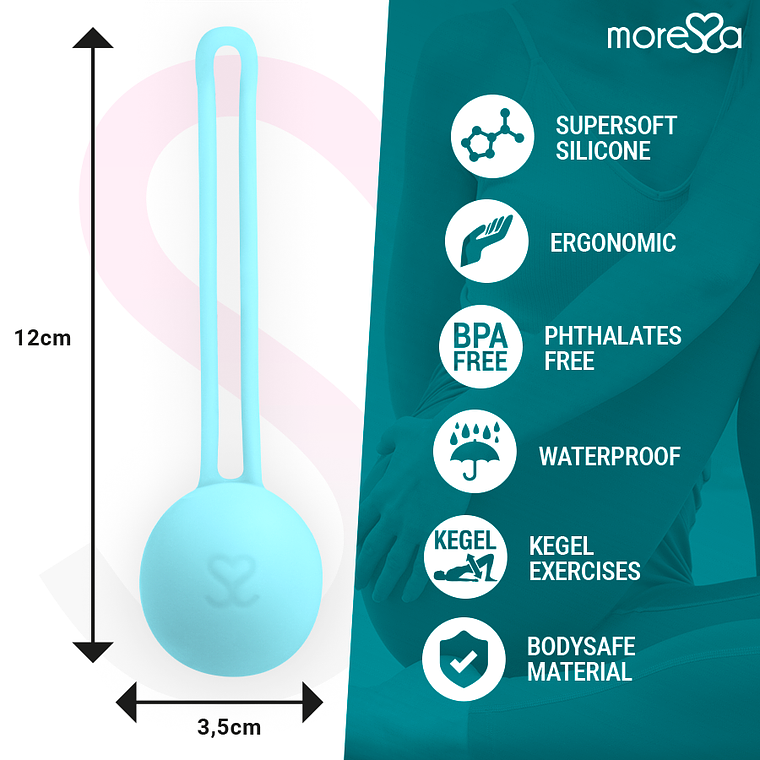 Bolas de Kegel Moressa Osian One Premium Turquesa 51g 4