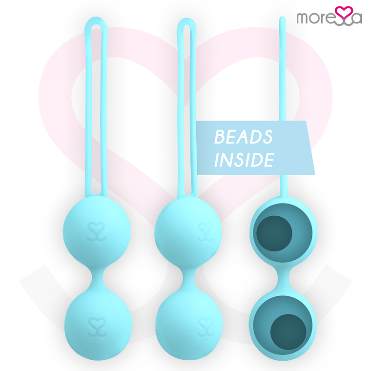 Bolas de Kegel Moressa Osian Três Turquesa 85g Premium 5