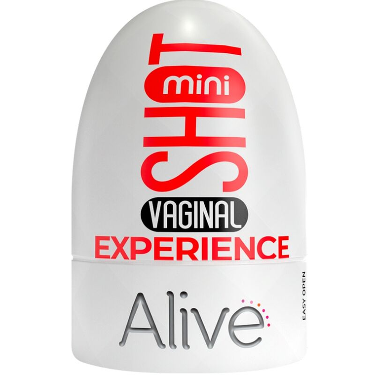 Mini Masturbador Shot Experience Alive Vaginal 8,5cm 3
