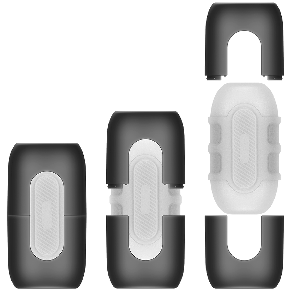 Masturbador Duplo Turbo Jamyjob Boca e Vagina TPE 4