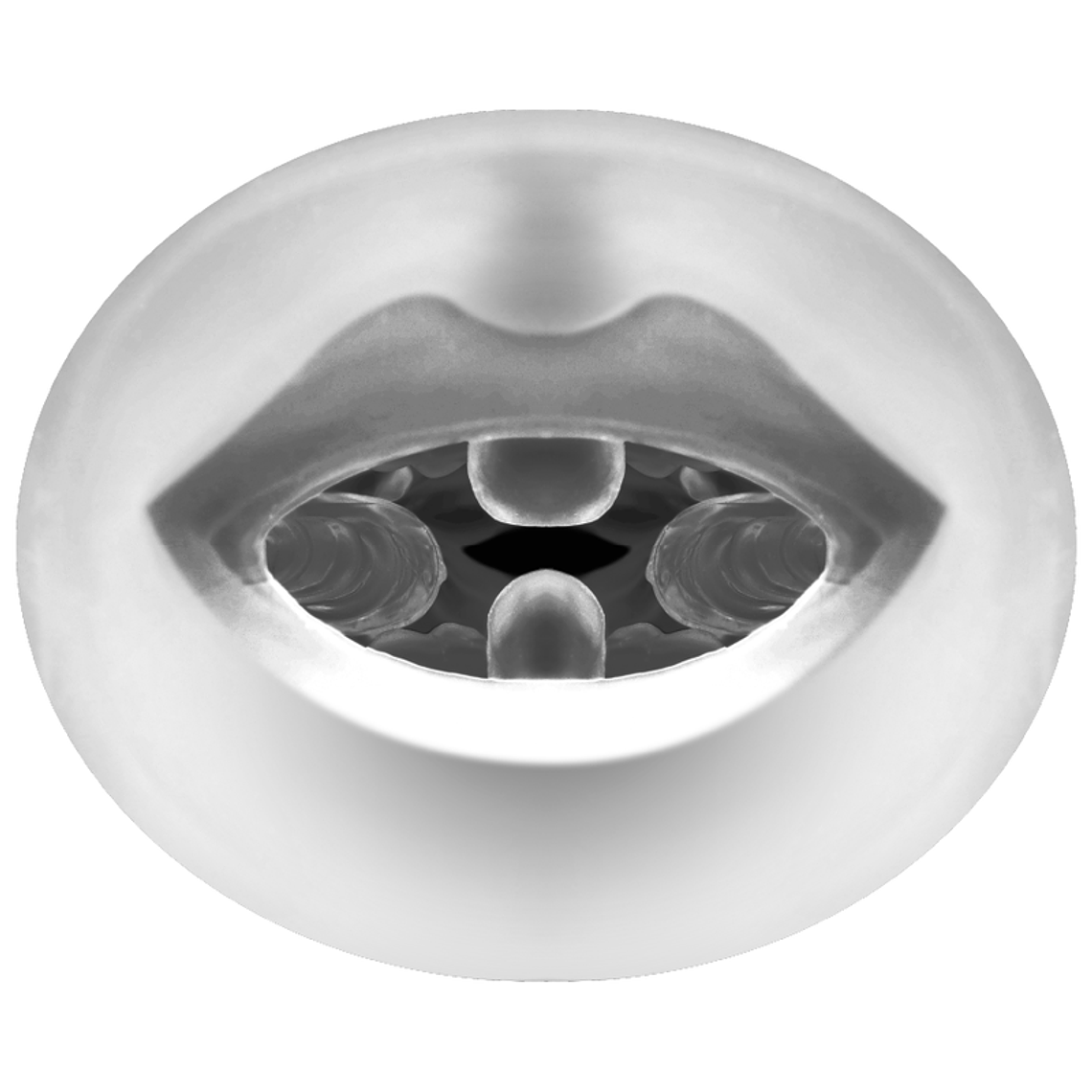 Masturbador Duplo Turbo Jamyjob Boca e Vagina TPE 5