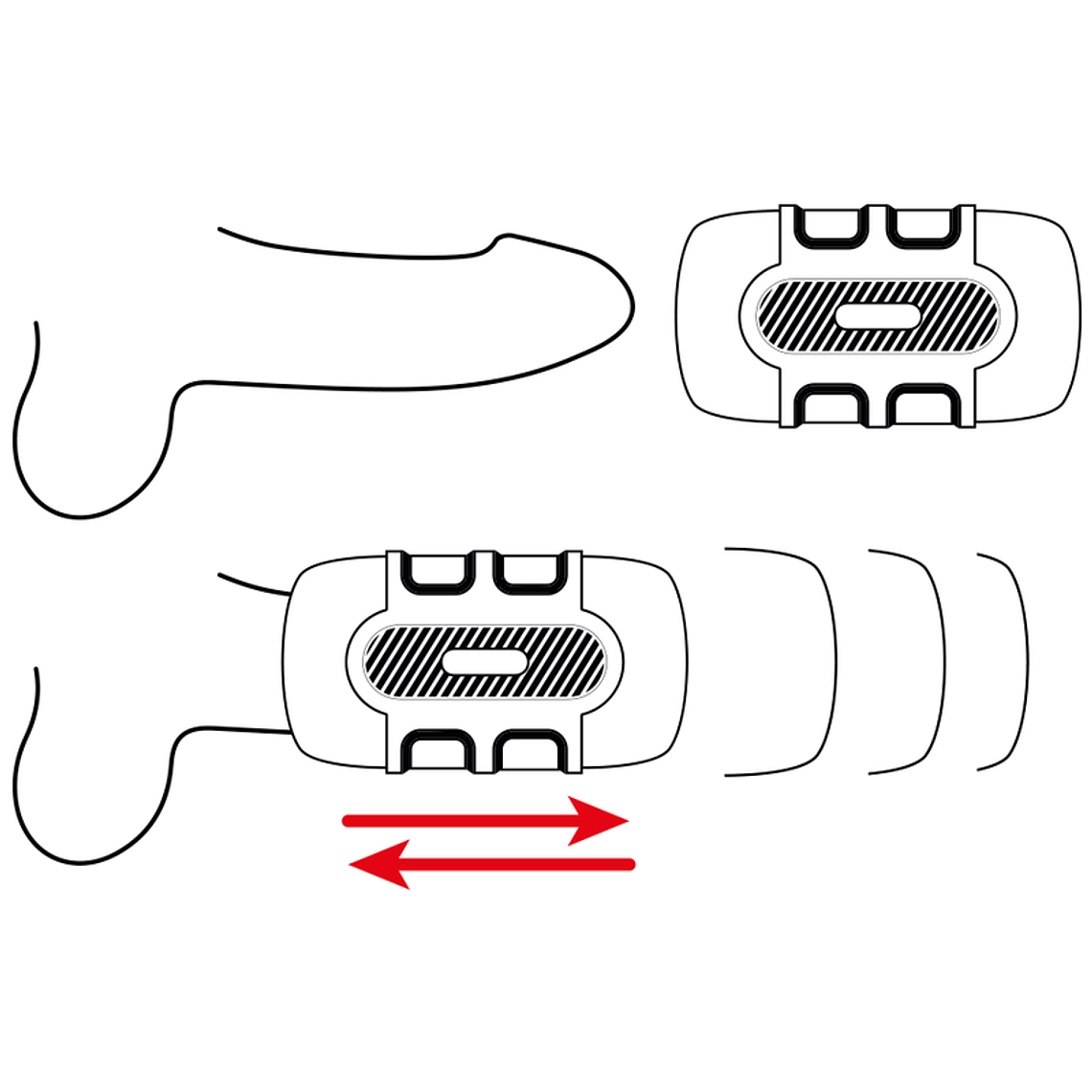 Masturbador Duplo Turbo Jamyjob Boca e Vagina TPE 9