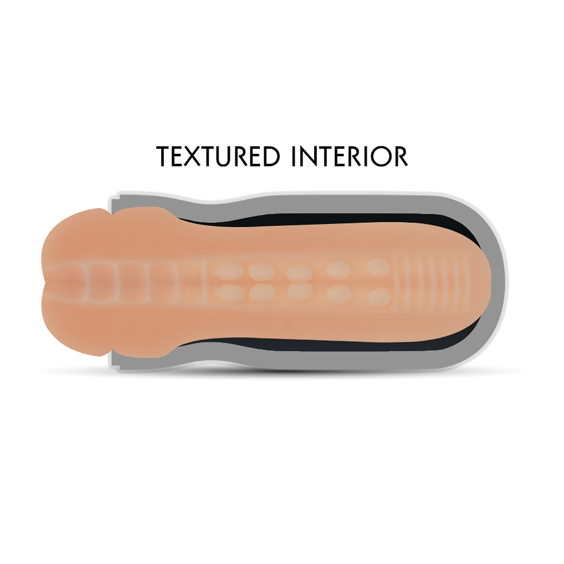 Masturbador Boca Jamyjob TPR Realista 3