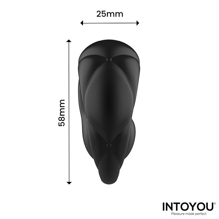 Anneau pénien Torus Intoyou avec 10 modes et télécommande USB 8