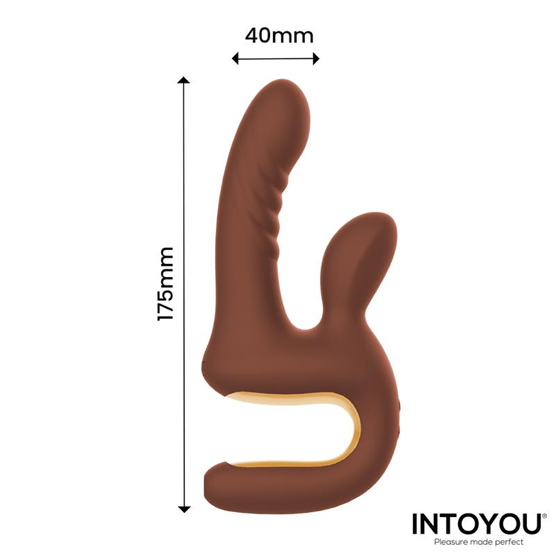 Mocca Intoyou Vibrator with 2 Motors, Pulse and Vibration, USB-C 9