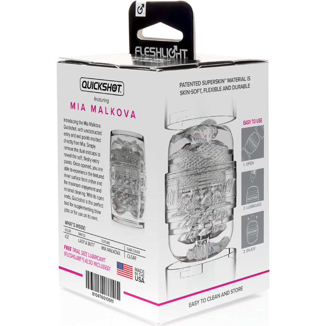 Quickshot Masturbator Mia Malkova Fleshlight Double Entry 5