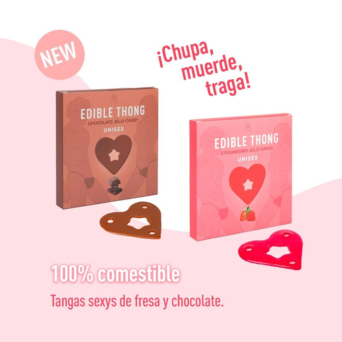 Lingerie Comestível Secret Play Tanga Chocolate 2