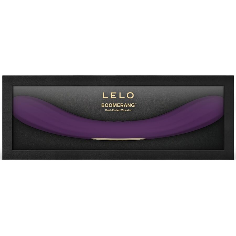 Vibrador Duas Pontas Boomerang Lelo Roxo 8+2 Modos 3