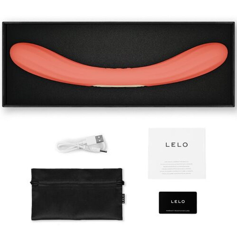 Vibrador Duas Pontas Boomerang Lelo Roxo 8+2 Modos 6