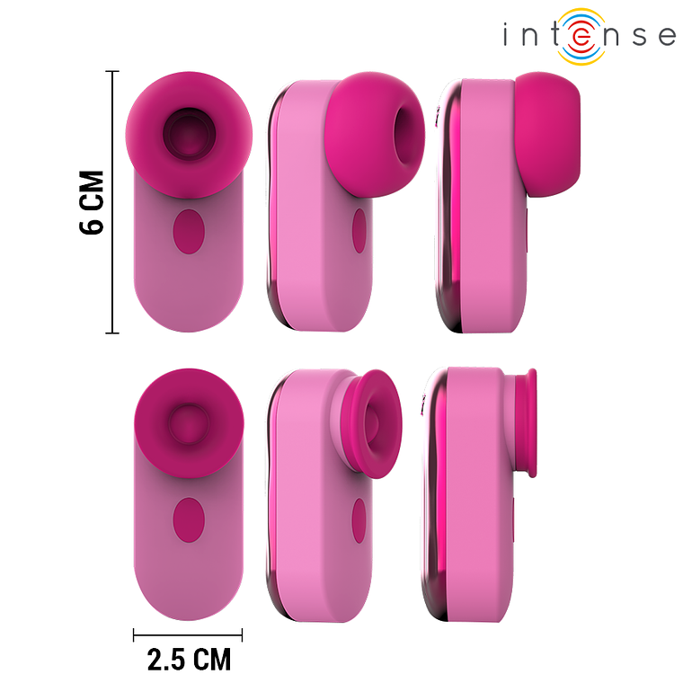 Estimulador de Clítoris Sabrina Intense Rosa 6cm 6