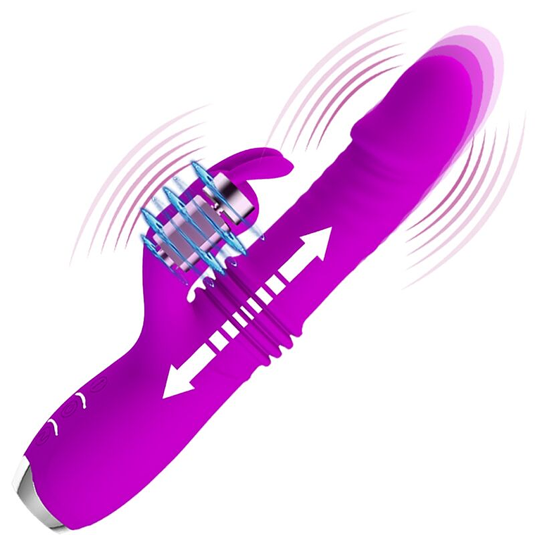 Dorothy Pretty Love Purple Rabbit Vibrator with 12+3 Modes 5