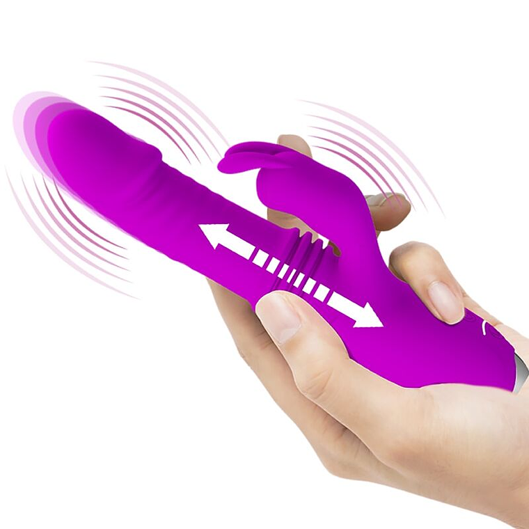 Dorothy Pretty Love Purple Rabbit Vibrator with 12+3 Modes 4