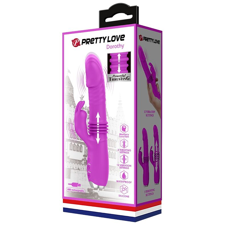 Dorothy Pretty Love Purple Rabbit Vibrator with 12+3 Modes 13