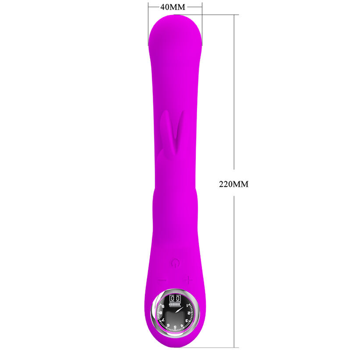 Lamar Pretty Love Rabbit Vibrator, G-Spot, Violet, 10+9 Modes 10