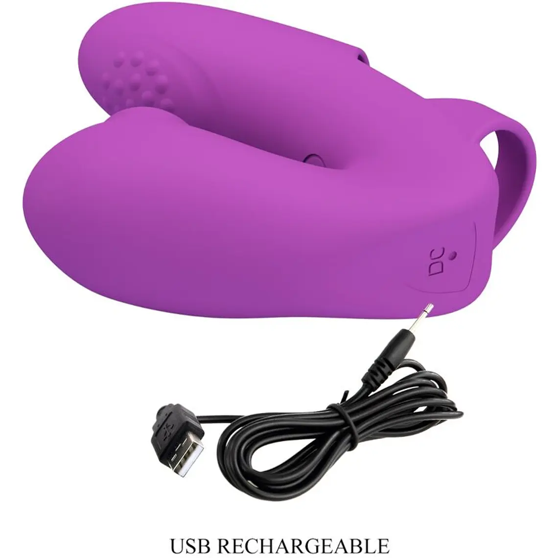 Vibrador de Dedo Athena Pretty Love 7+7 Modos Roxo 4