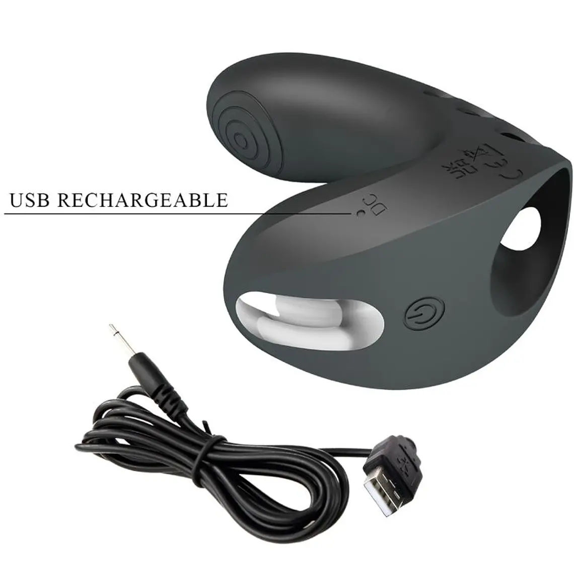 Vibrador de Dedo Camelia Pretty Love 7 Modos Preto 7