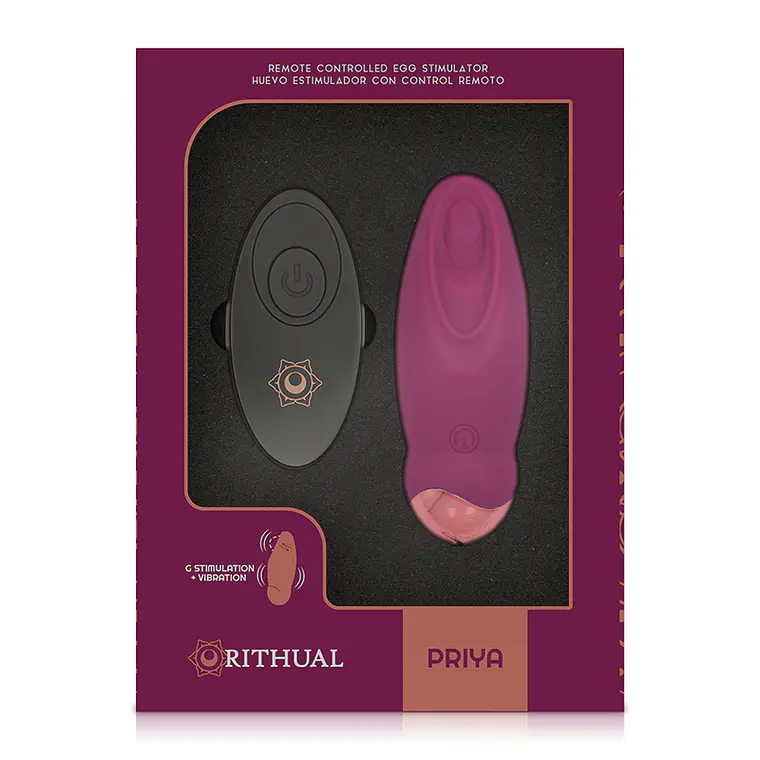 Vibrador Priya Rithual G-Spot Rotação Controlo Remoto 5