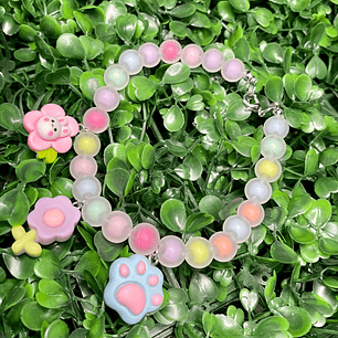 Collar de perla para mascotas 