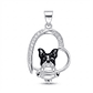 Dije Bull Dog Plata 925 + Cadena Plata 925 - Miniatura 1