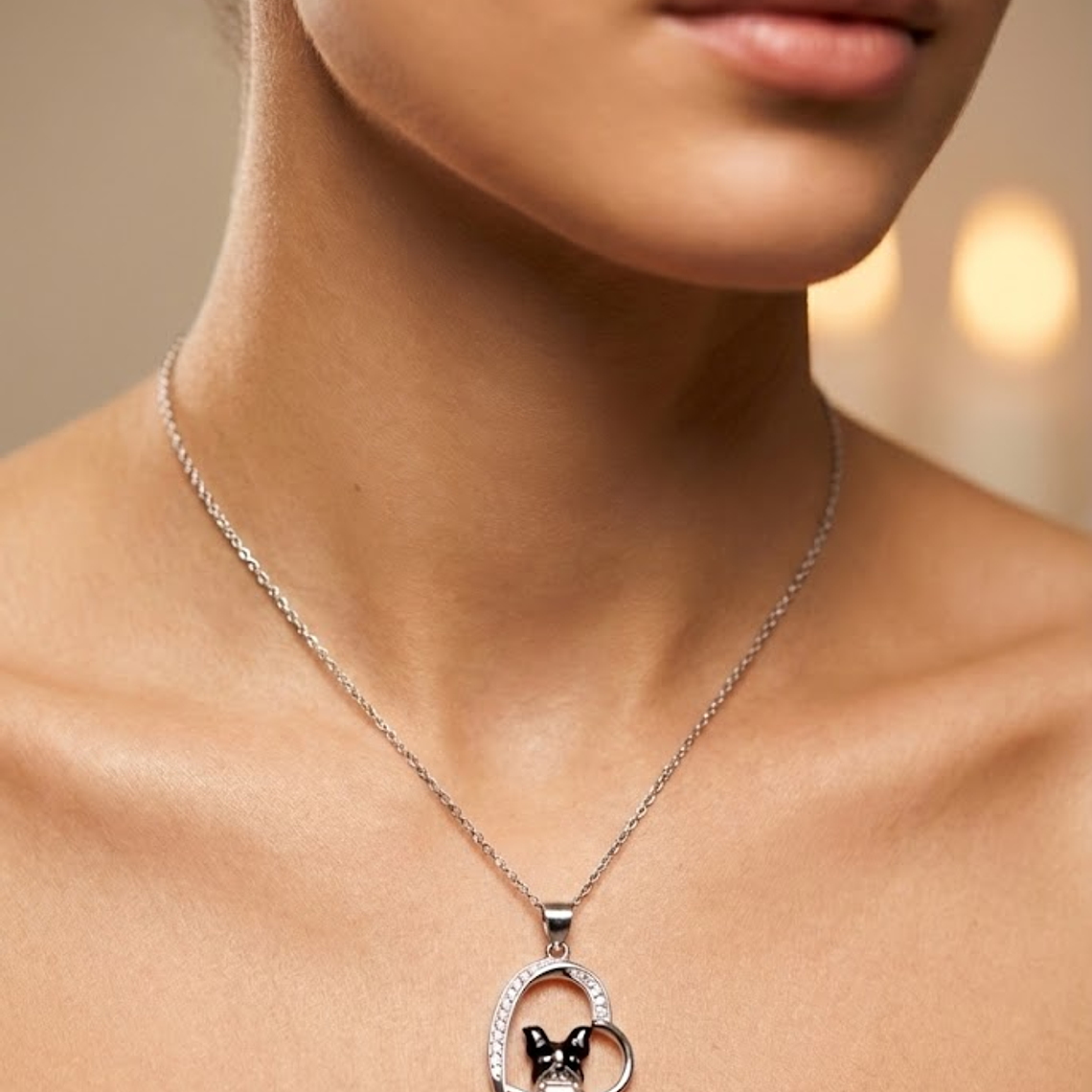 Dije Bull Dog Plata 925 + Cadena Plata 925 3