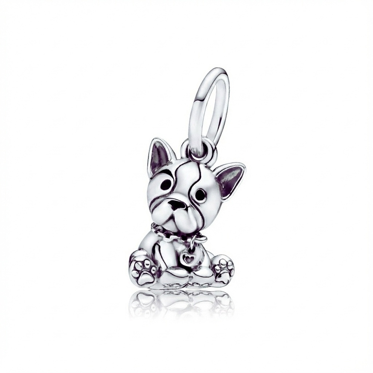 Dije Baby Dog Plata 925 + Cadena Plata 925 1
