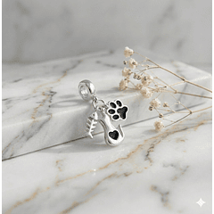 Dije "Amante del los Michis" Plata 925 + Cadena 925