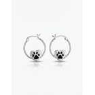 Aros de Patitas en corazon Plata 925  1