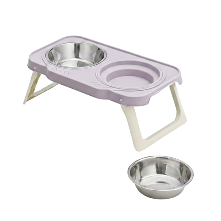 Comedero Doble Elevado 6