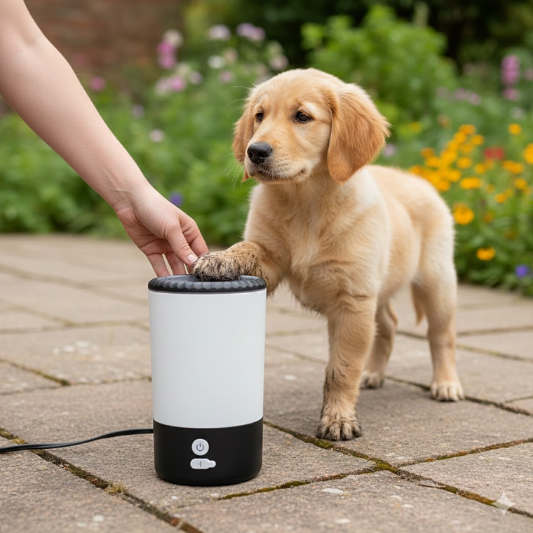 Limpiador de Patas Automático + Envío Gratis  — Patas limpias, masajeadas y sin lodo en casa  6