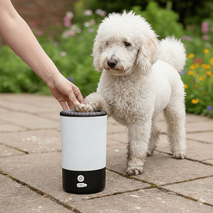 Limpiador de Patas Automático + Envío Gratis  — Patas limpias, masajeadas y sin lodo en casa 
