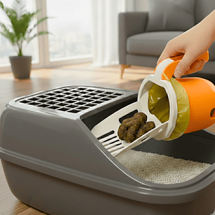 Pala para Arenero 2 en 1 con Contenedor Integrado.