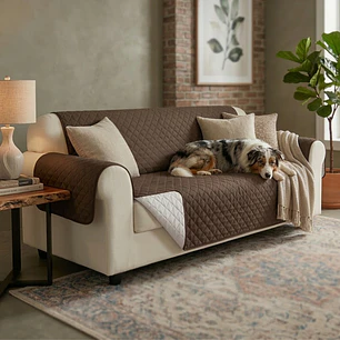  Cubre sofá para hogares con mascotas.