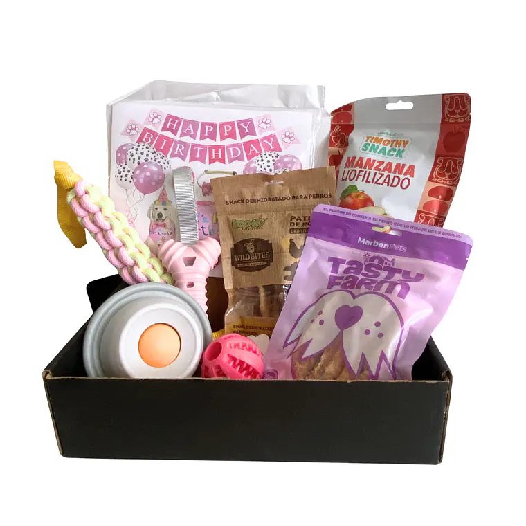 Birthday Box Mascotas — Todo para su cumple en una sola caja: snacks y juguetes — Envío Gratis 4