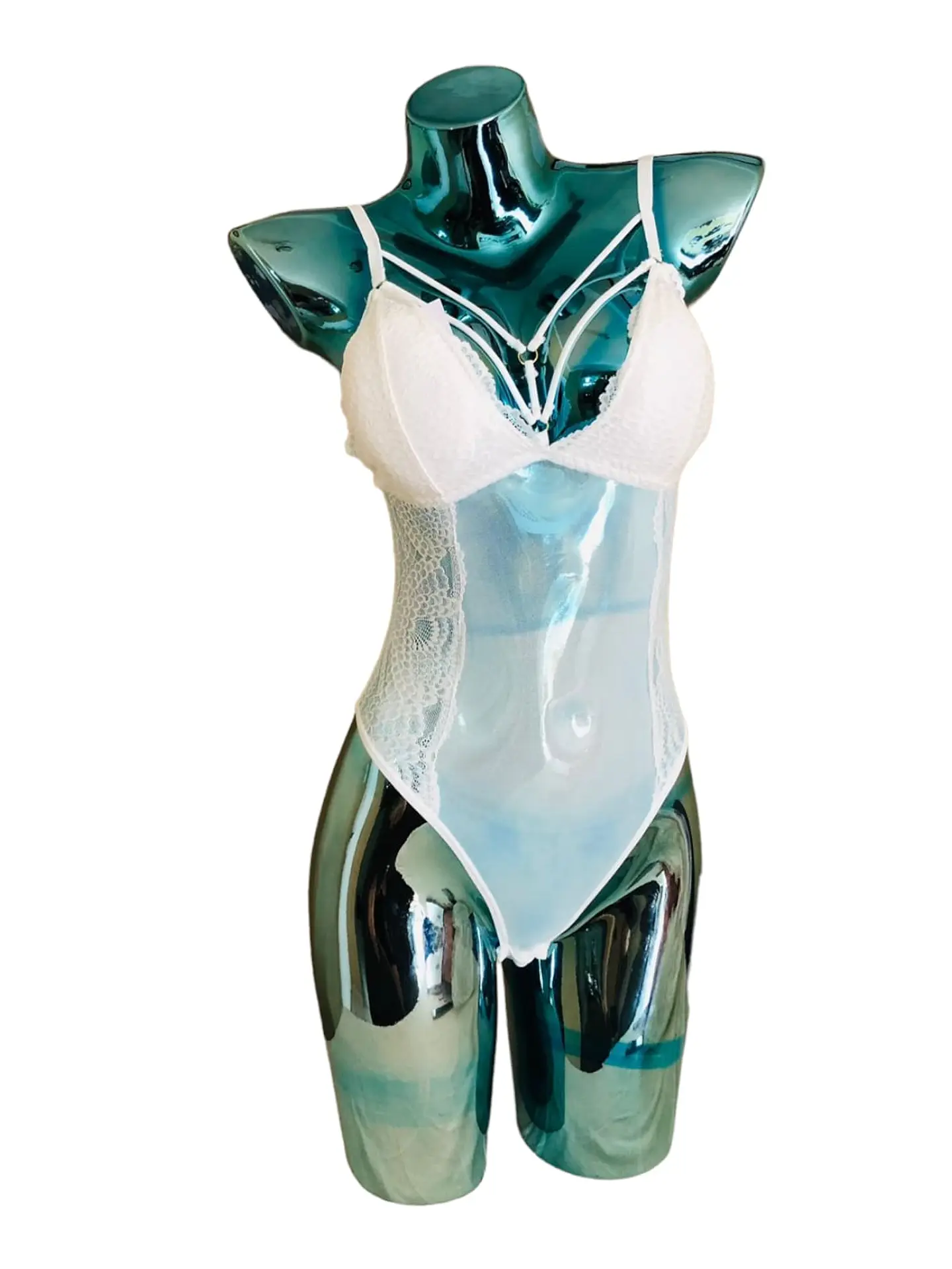 Body Transparente con Encaje 1