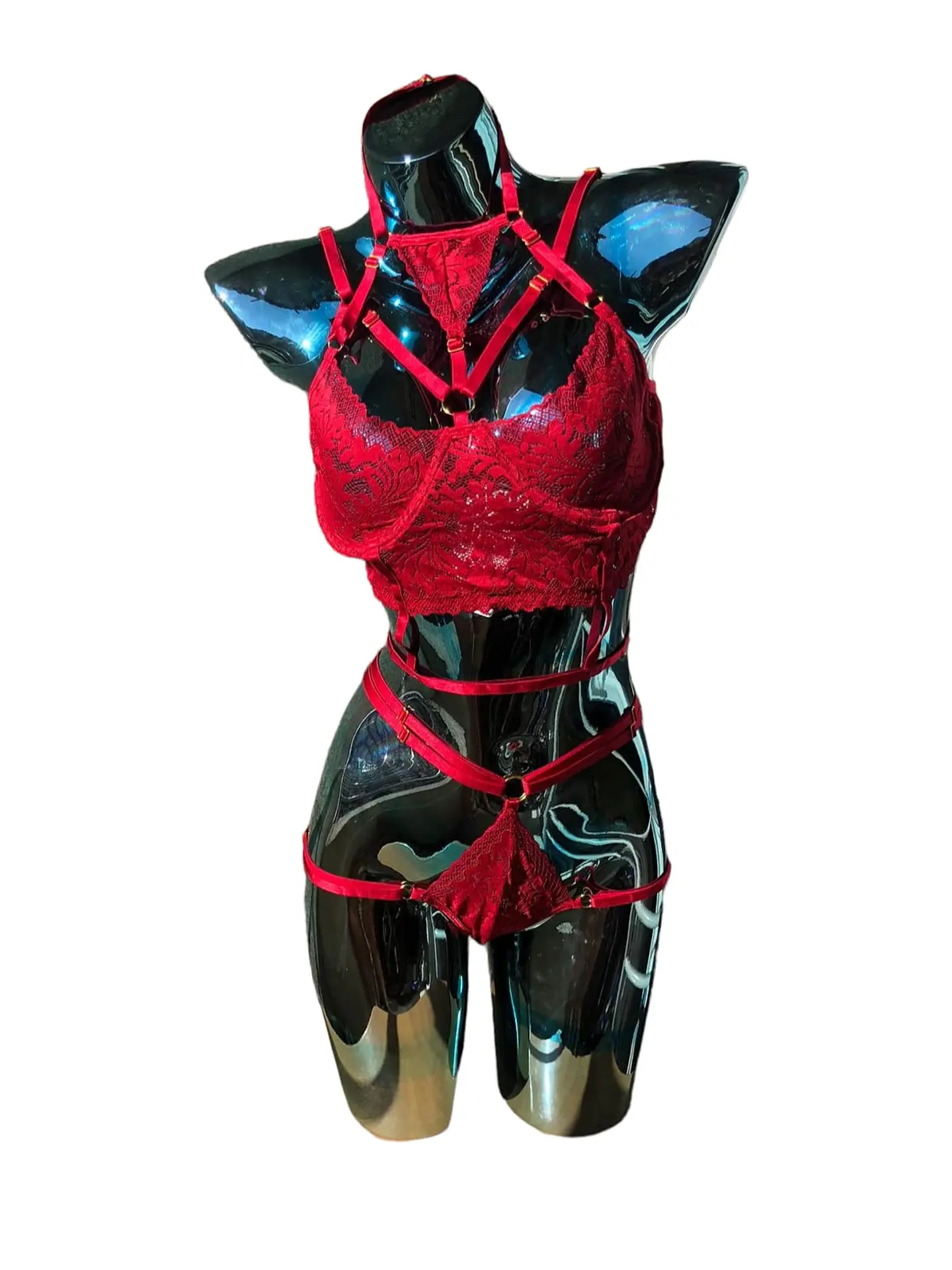 Conjunto de Lenceria Sexy Erótica 7