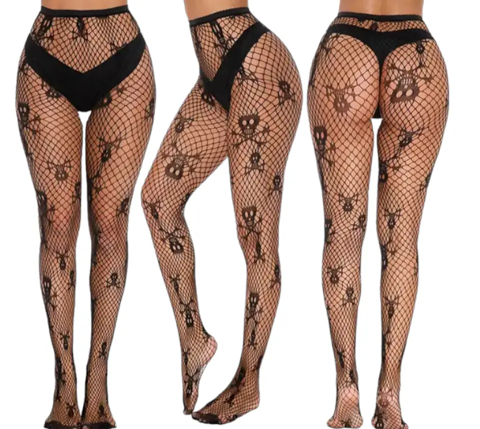 Panty Rejilla Red Con Diseños 1