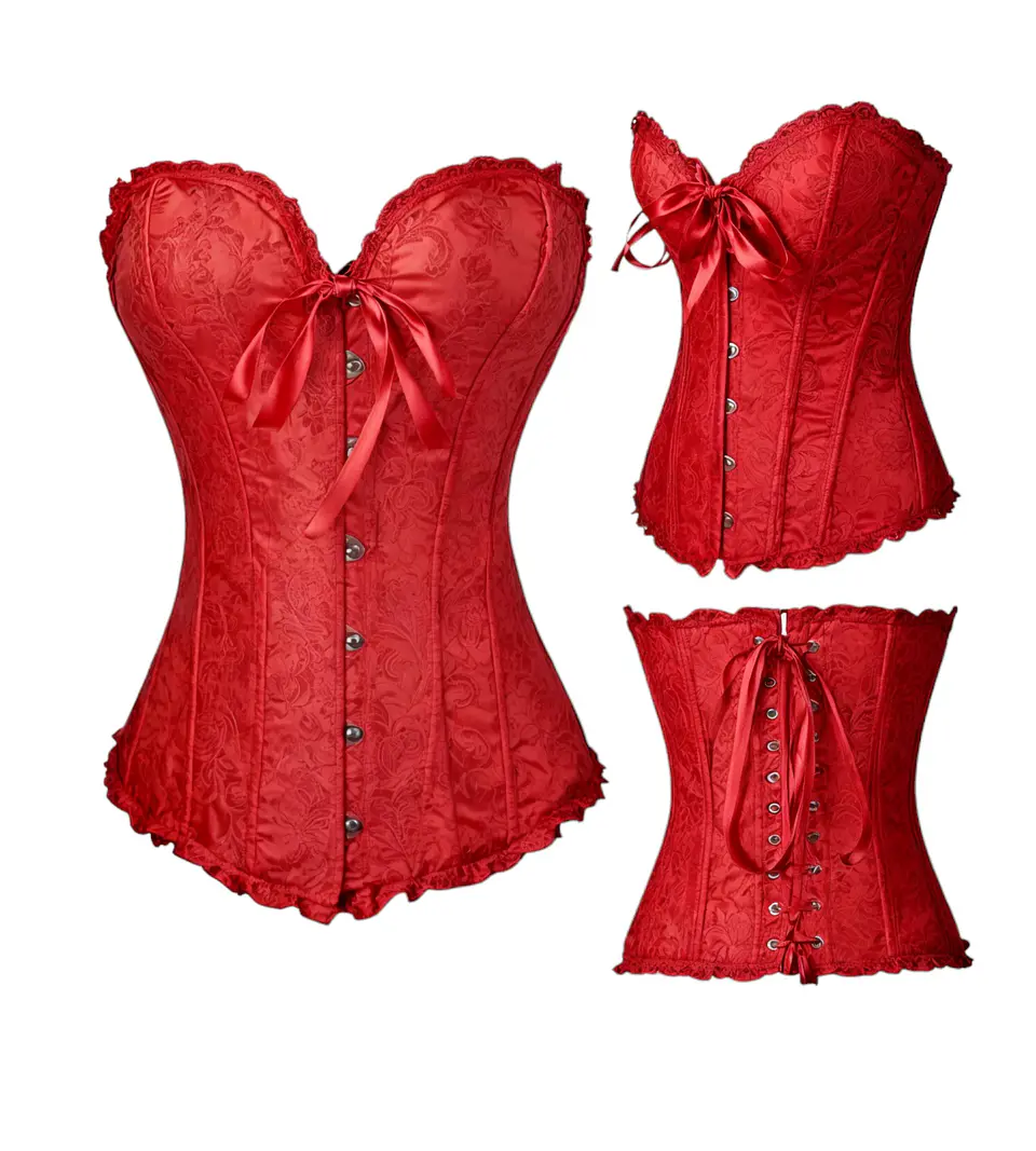 Corsé Victoriano Rojo 1