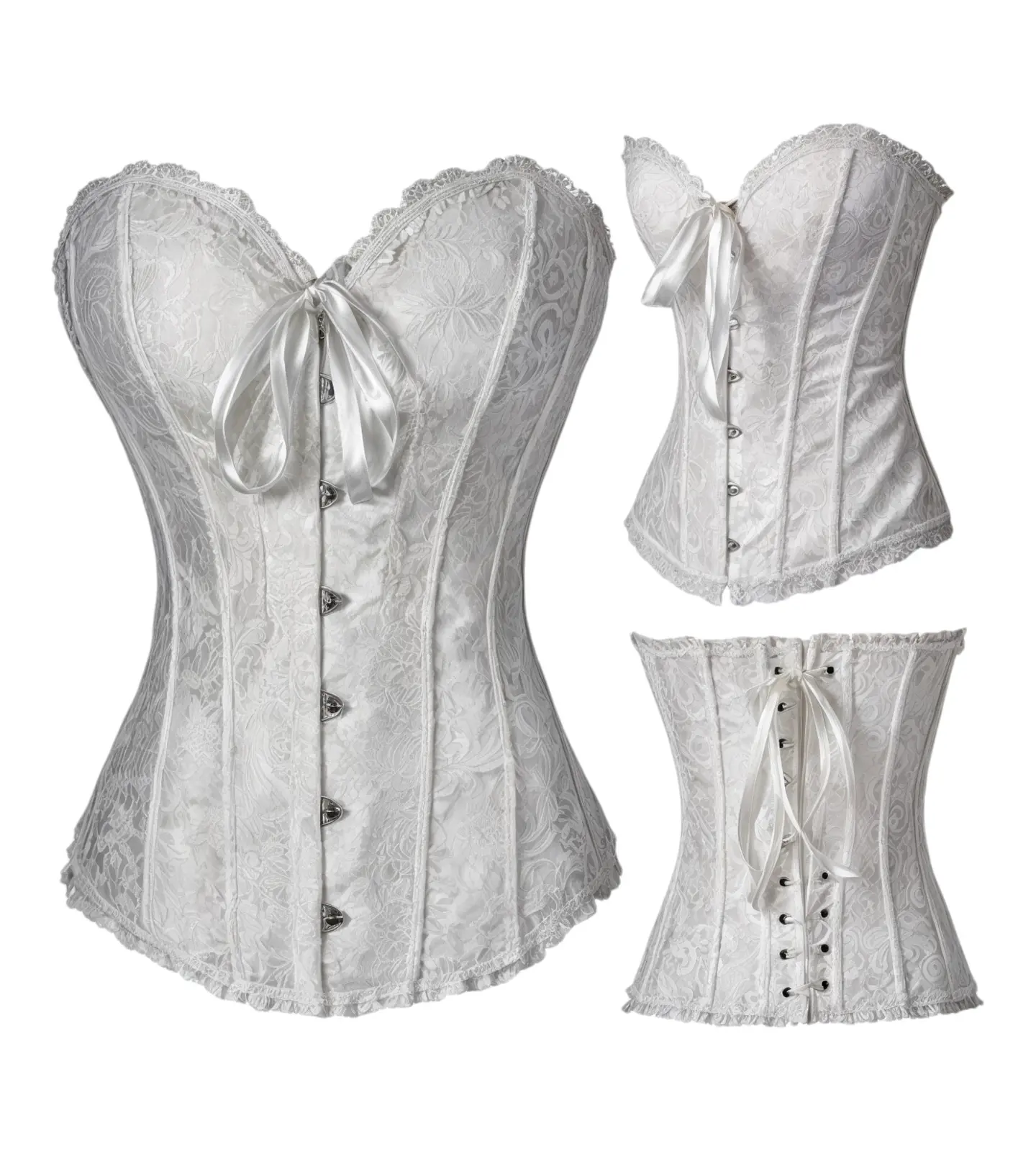 Corsé Victoriano Blanco 1