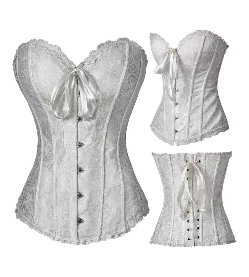 Corsé Victoriano Blanco 1