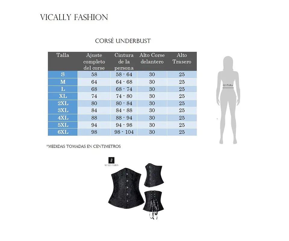 Corsé Underbust Victoriano 5