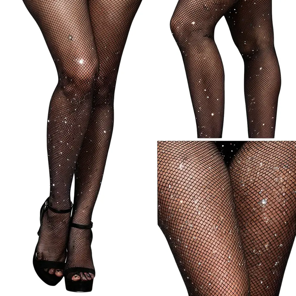 Panty Malla Red Con Brillos 3