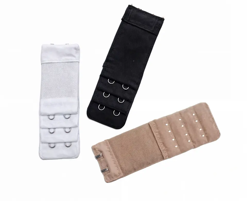 Pack X3 Extensores Para Sostén De Mujer (2 Broches) 1