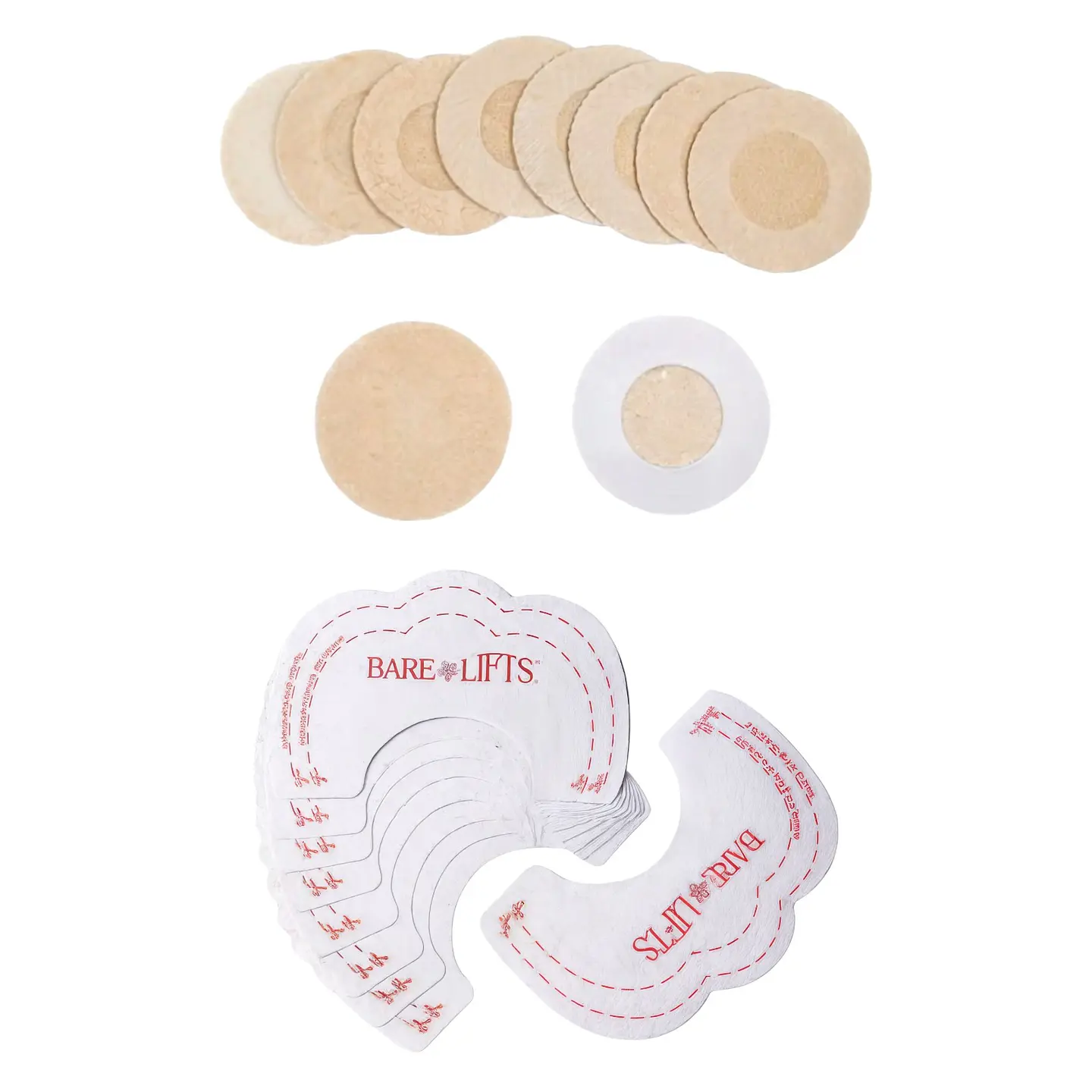 Pack 10 Pezoneras Parches  + Levanta Busto Invisible 1