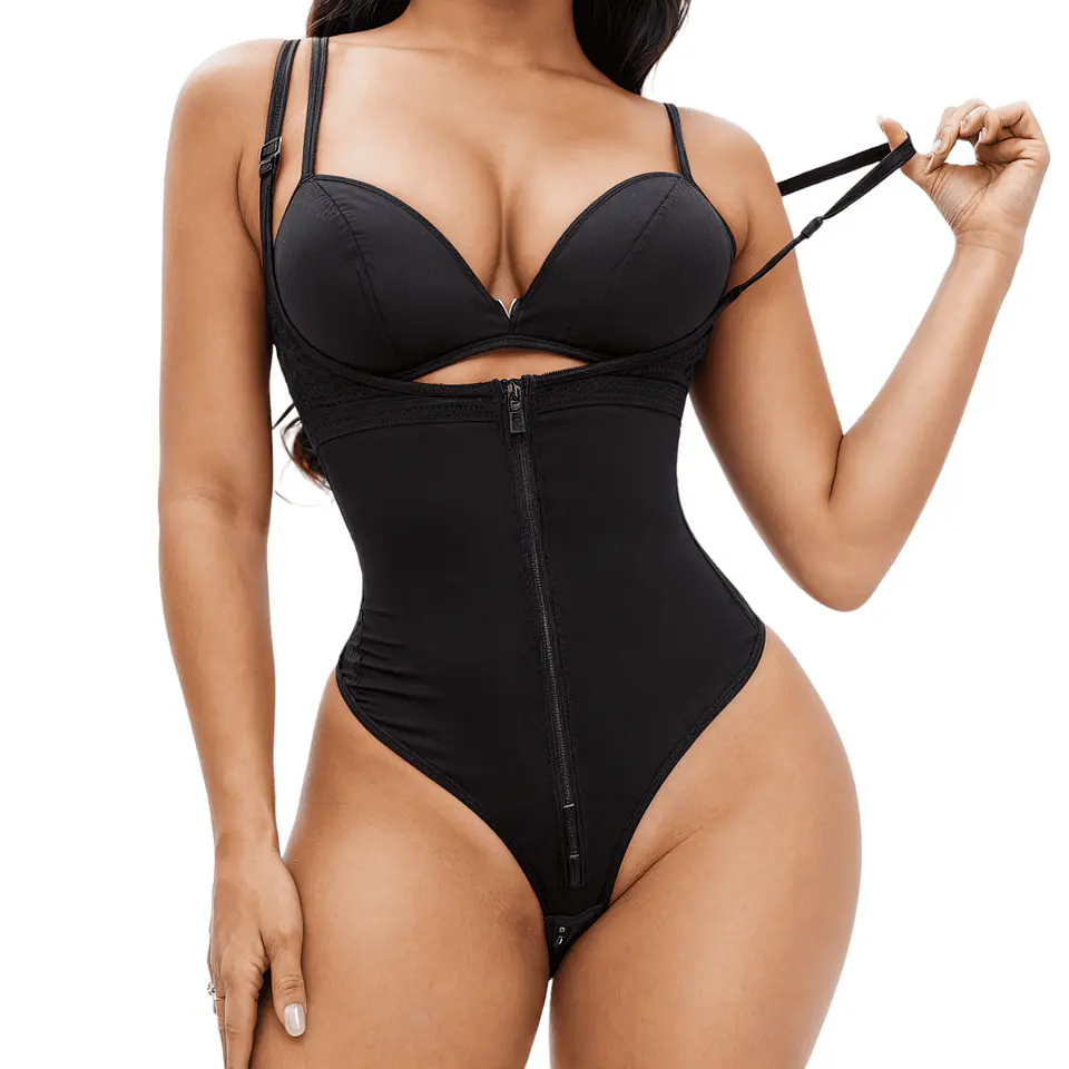  Faja Body Estilo Colombiana Con Cremallera Alta Compresion 1