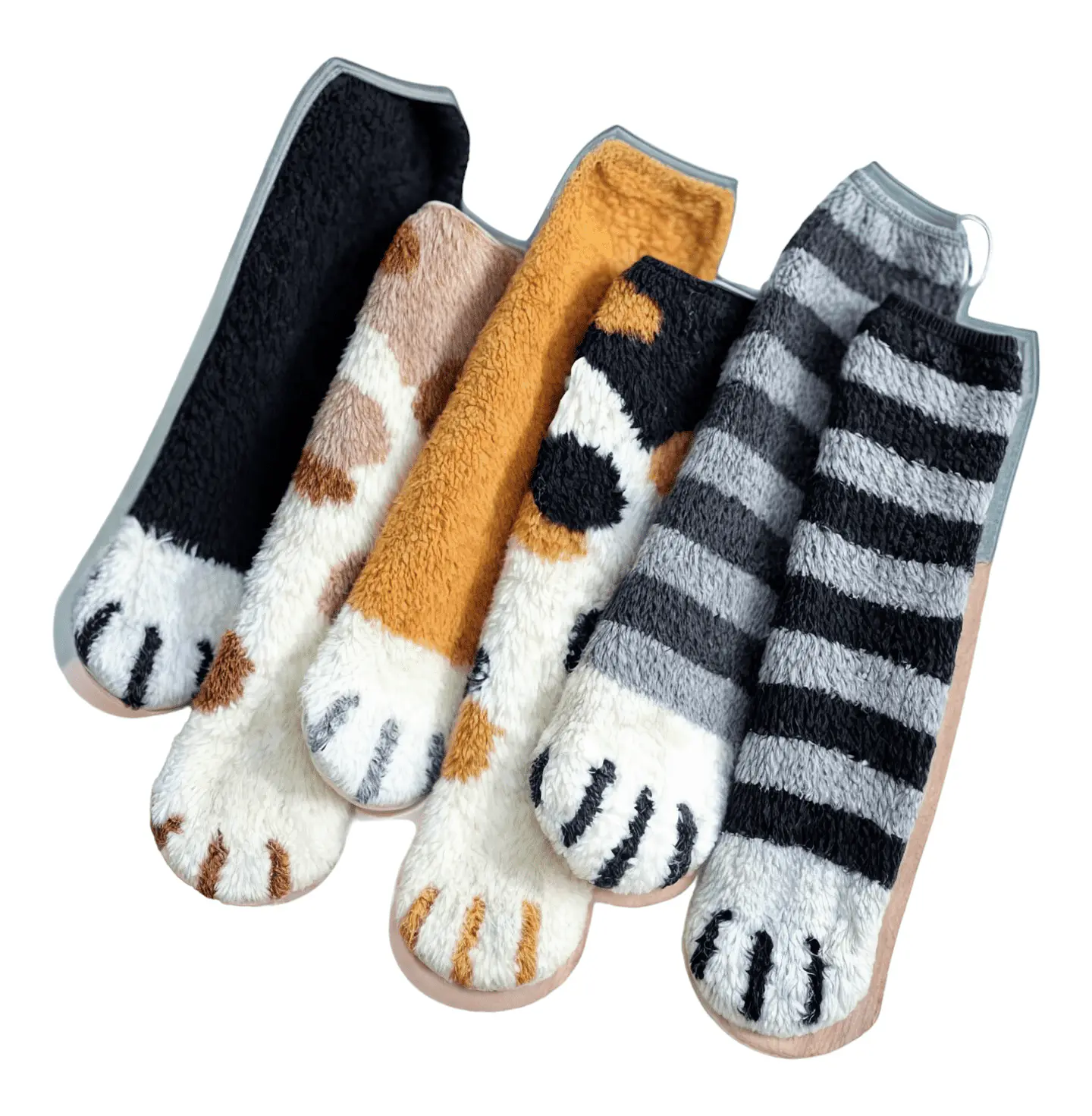 Pack 12 Calcetines Polar Modelo Pata De Gato 3